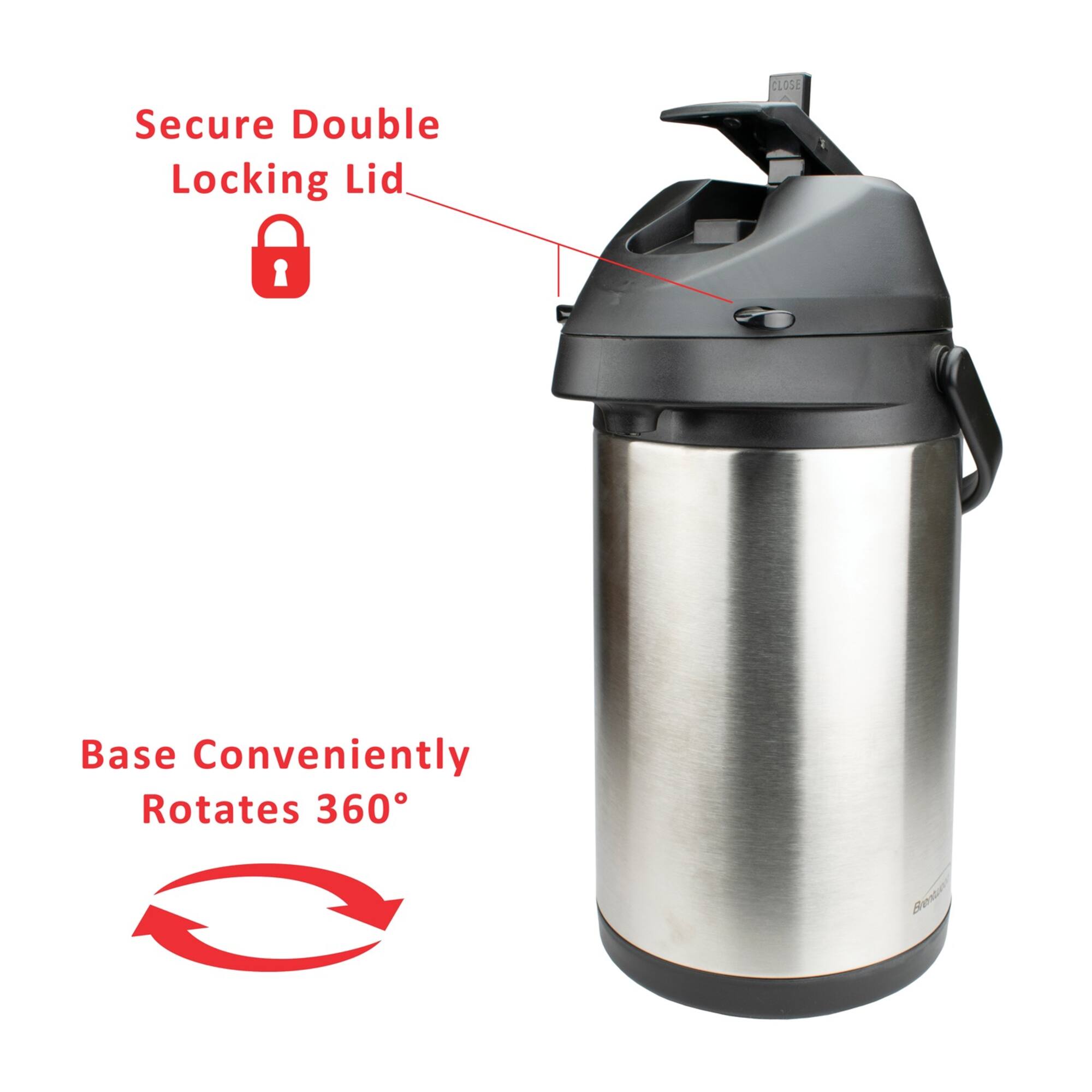 Brentwood Airpot Hot & Cold Drink Dispenser, 3.5L